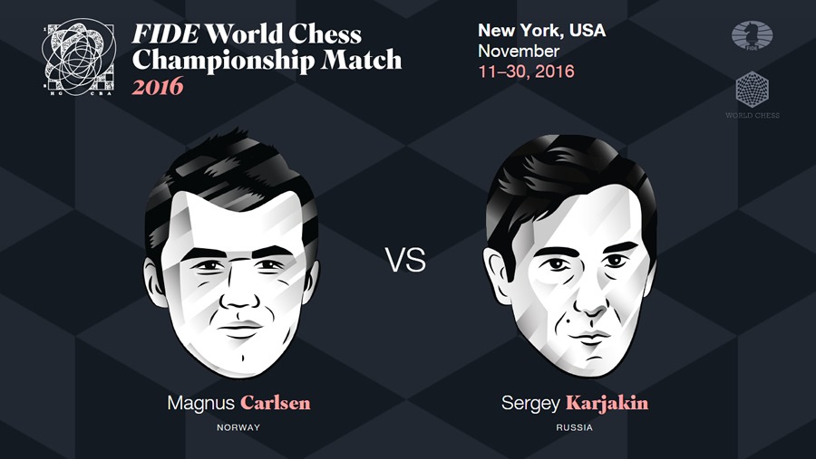 Schachweltmeisterschaft 2016: Magnus Carlsen vs. Sergey Karjakin